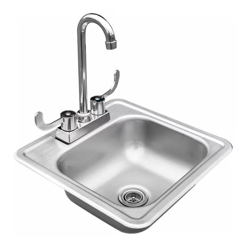 Load image into Gallery viewer, Summerset 15 X 15 Inch Drop-In Sink - SSNK-15D
