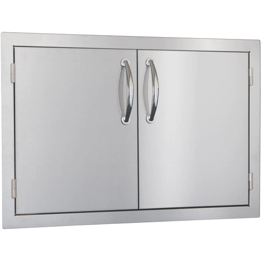 Summerset 30-Inch Stainless Steel Flush Mount Double Access Door - SSDD-33