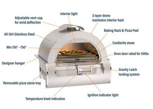 Fire Magic Built-In Pizza Oven