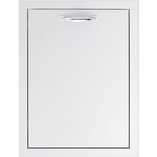 Summerset 20-Inch Roll-Out Stainless Steel Single Trash / Recycling Bin - SSTD1-20
