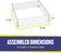 Load image into Gallery viewer, Square Glass Flame Guard for 12" Square Drop-In Fire Pit Pan
