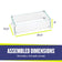 Load image into Gallery viewer, Rectangular Glass Flame Guard for 24" x 8" Drop-In Fire Pit Pan
