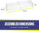 Load image into Gallery viewer, Linear Glass Flame Guard for 36" x 6" Linear Drop-In Fire Pit Pan
