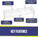 Load image into Gallery viewer, Linear Glass Flame Guard for 36" x 6" Linear Drop-In Fire Pit Pan
