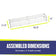Load image into Gallery viewer, Linear Glass Flame Guard for 48" x 6" Linear Drop-In Fire Pit Pan
