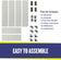 Load image into Gallery viewer, Rectangular Glass Flame Guard for 48" x 14" Drop-In Fire Pit Pan
