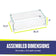 Load image into Gallery viewer, Rectangular Glass Flame Guard for 30" x 10" Drop-In Fire Pit Pan
