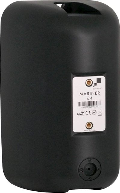 Sonance - MARINER 66 BLACK - Mariner Series 6-1/2" 2-Way Outdoor Surface Mount Speakers (Pair) - Black