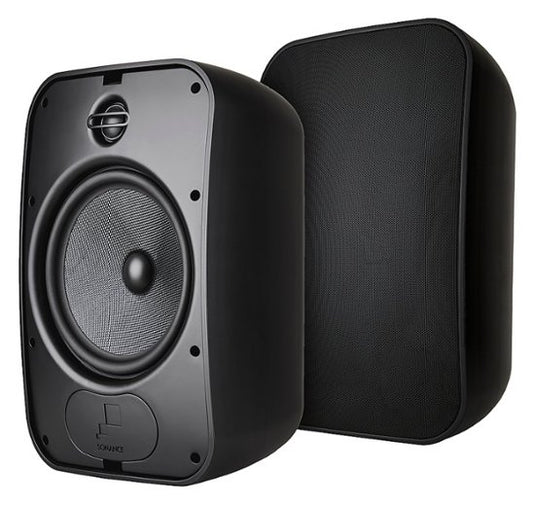 Sonance - MARINER 86 BLACK - Mariner 8" 2-Way Outdoor Surface Mount Speakers (Pair) - Black