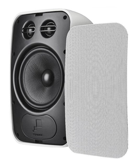 Load image into Gallery viewer, Sonance - MARINER 64 SST WHITE SINGLE SPEAKER - Mariner Series 6-1/2&quot; 2-Way Single Stereo Outdoor Surface Mount Speaker (Each) - White
