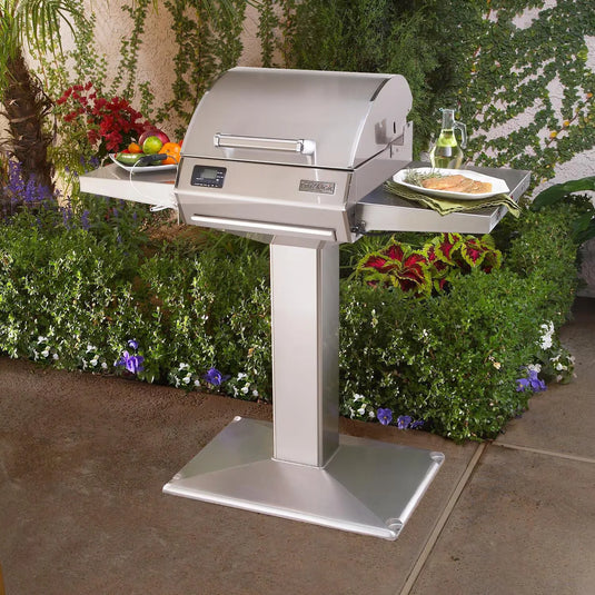 Fire Magic E250s 1800 Watt Electric Grill On Patio Post - E251s-1Z1E-P6