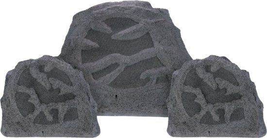 Load image into Gallery viewer, Sonance - MAGROCKS2.1 - Mag Series 2.1-Ch. Outdoor Rock Speaker System (Each) - Charcoal Gray Granite
