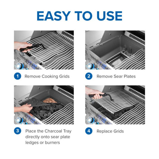Napoleon Cast Iron Charcoal and Smoker Tray