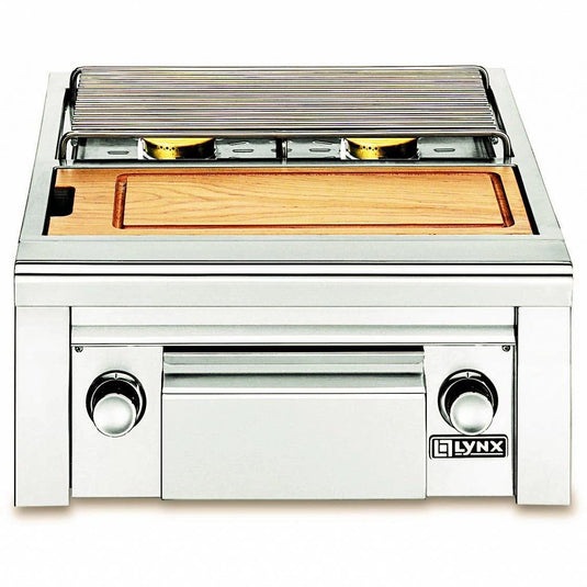 Lynx Professional Built-In Double Side Burner with Prep Center