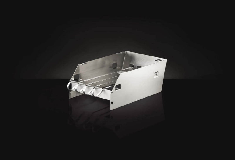 Load image into Gallery viewer, Napoleon Side Burner Windshield - Large with Skewer Rack
