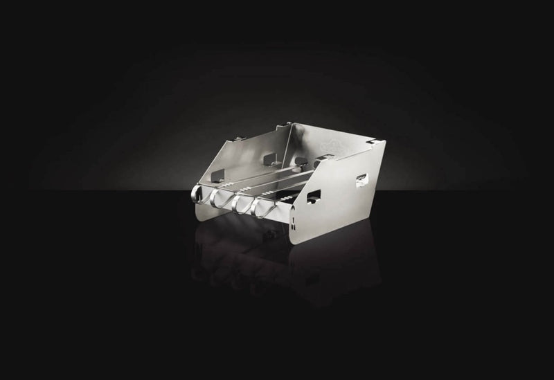 Load image into Gallery viewer, Napoleon Side Burner Windshield - Small with Skewer Rack
