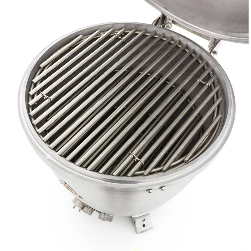 Load image into Gallery viewer, Blaze 20-Inch Cast Aluminum Kamado Grill With Stainless Steel Cart &amp; Side Shelves - BLZ-20-KAMADO
