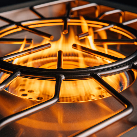 Summerset Pro Power Burner – Commercial-Grade Stainless Steel Outdoor Cooking Burner with LED Lighting and Dual BTU Controls