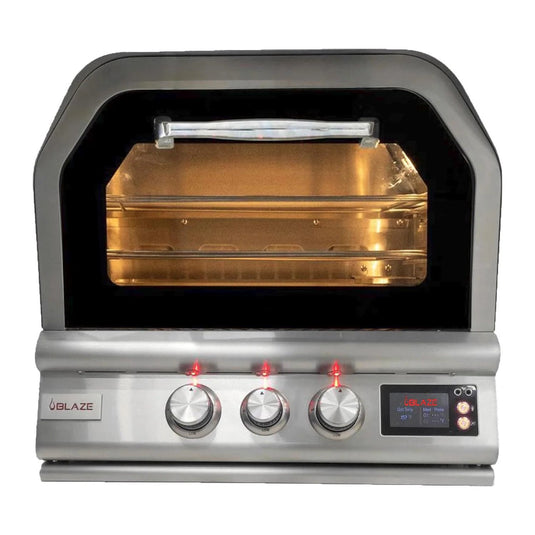 Blaze 26-Inch Built-In Outdoor Pizza Oven W/ Rotisserie