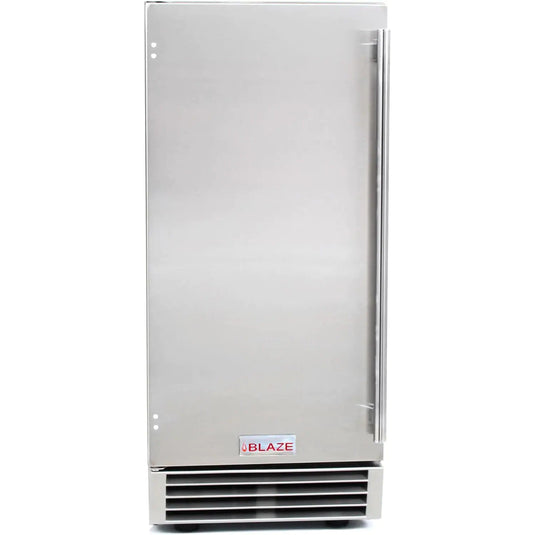 Blaze 50 Lb. 15-Inch Outdoor Rated Ice Maker With Gravity Drain