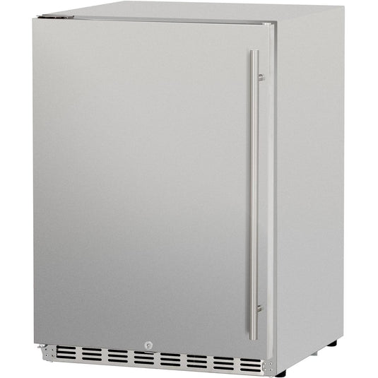 Summerset 24-Inch 5.3 Cu. Ft. Deluxe Left Hinge Outdoor Rated Compact Refrigerator