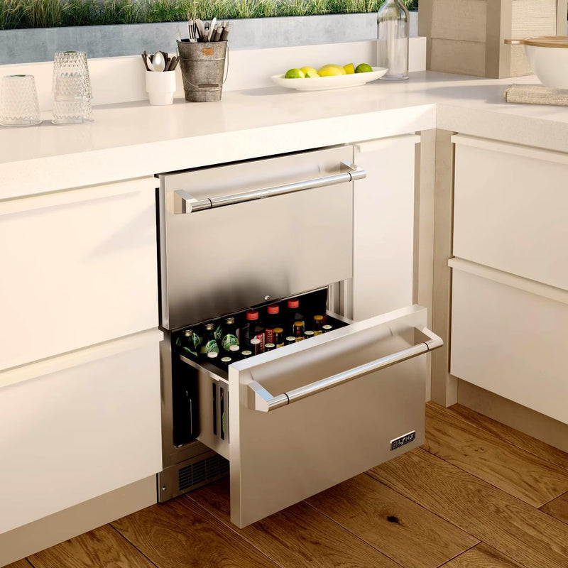 Load image into Gallery viewer, Lynx 24-Inch 5.0 Cu. Ft. Outdoor Rated Double Drawer Refrigerator
