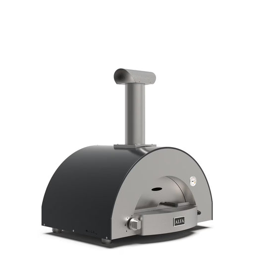 Alfa Classico 2 Pizze Propane Pizza Oven W/ Natural Gas Conversion Kit - Ardesia Grey