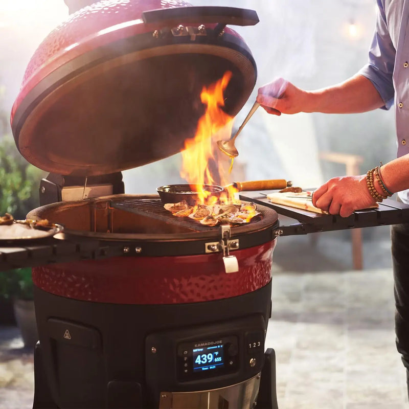 Load image into Gallery viewer, Kamado Joe Konnected Joe Digital Charcoal Grill and Smoker with Auto-Ignition and Temperature Control - KJ15041123
