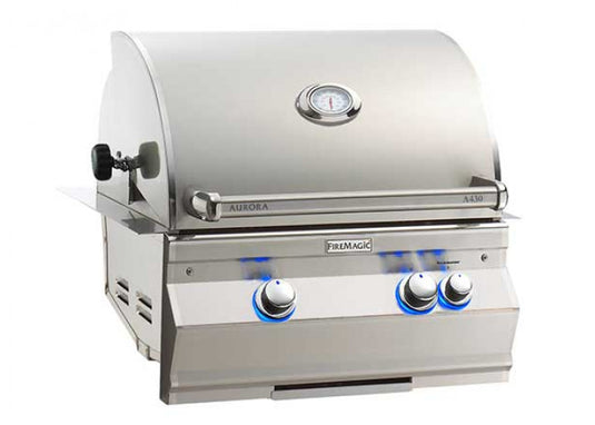 Fire Magic 24-inch Aurora A430i Built In Grill With Rotisserie