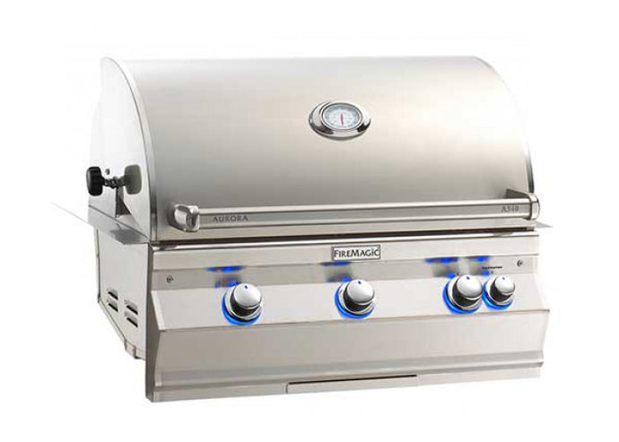 Fire Magic 30-inch Aurora A540i Built In Grill With Rotisserie