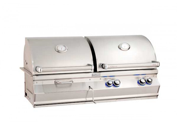 Load image into Gallery viewer, Fire Magic 46-inch Aurora A830i, Gas and Charcoal Combo Grill
