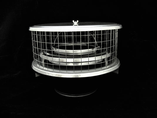 AIR INSULATED CAPS FOR METAL CHIMNEYS - 1" MESH