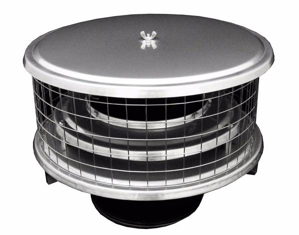 AIR INSULATED CAPS FOR METAL CHIMNEYS - CA 1/2