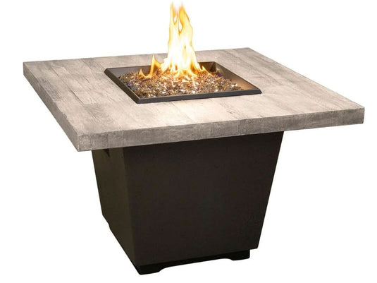 American Fyre Designs 36-Inch Reclaimed Wood Cosmopolitan Square Firetable