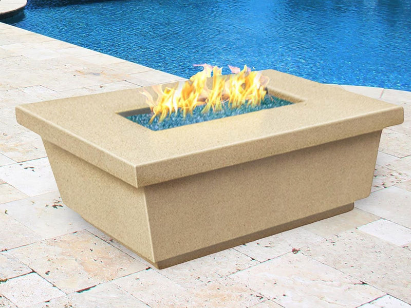 Load image into Gallery viewer, American Fyre Designs 52-Inch Contempo Rectangle Firetable
