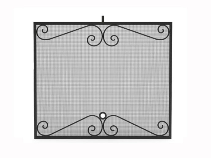 American Fyre Designs Black Scroll Screen 8253-BL