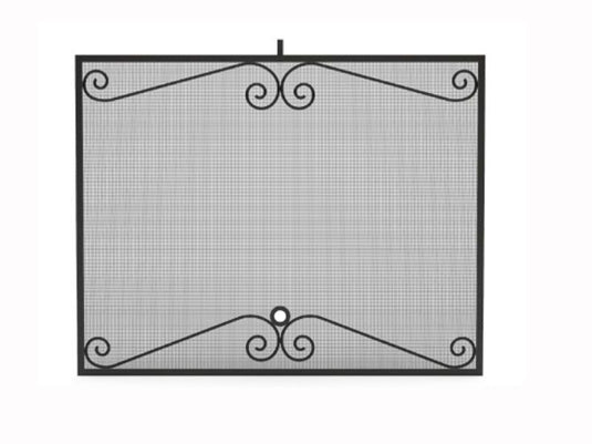 American Fyre Designs Black Scroll Screen 8255-BL