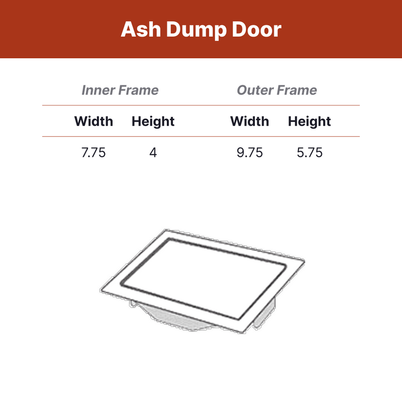 Load image into Gallery viewer, K&amp;W Manufacturing Fire Magic Fireplace Hardware Ash Dump Door
