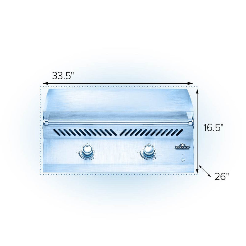 Load image into Gallery viewer, Napoleon Built-In 700 Series 32 Griddle Stainless Steel-2 Burners
