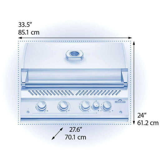 Napoleon Built-In 700 Series 32 with Infrared Rear Burner-5 Burners
