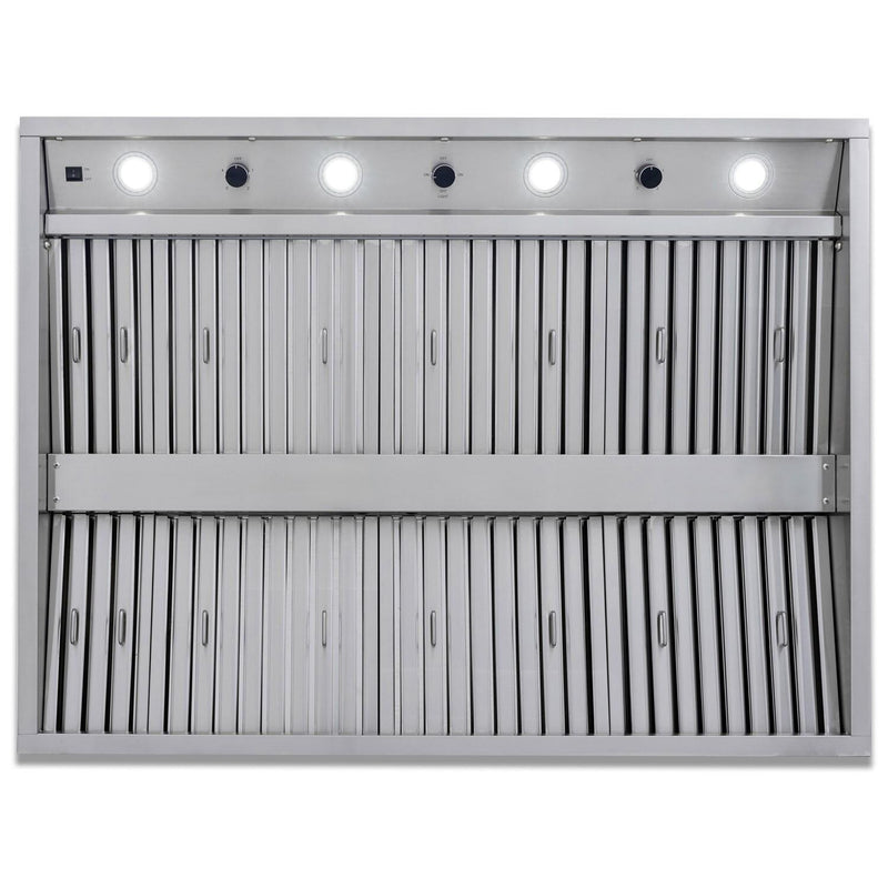 Load image into Gallery viewer, Blaze 48-Inch Stainless Steel Vent Hood - 2000 CFM - BLZ-48-VHOOD
