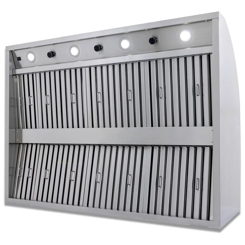 Load image into Gallery viewer, Blaze 48-Inch Stainless Steel Vent Hood - 2000 CFM - BLZ-48-VHOOD
