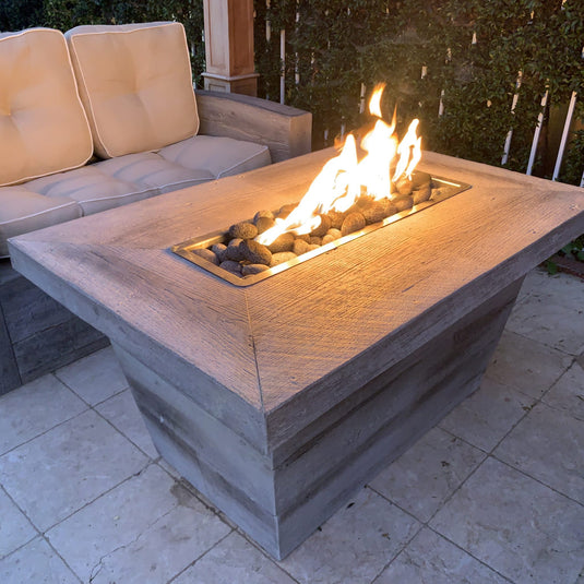 Carson Gas Fire Pit Table - Low Profile