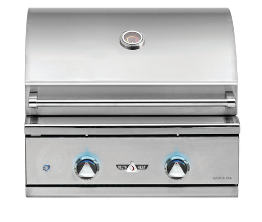 Delta Heat 26-Inch 2-Burner Built-In Gas Grill - DHBQ26G-DN/L