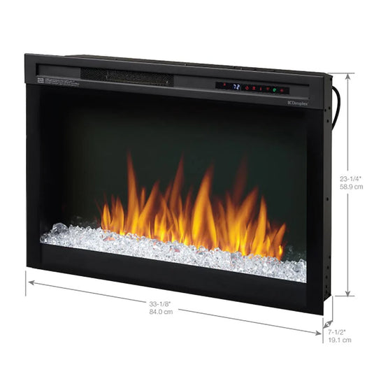 Dimplex Nova 33" Plug-In Electric Firebox - With Acrylic Ember Bed