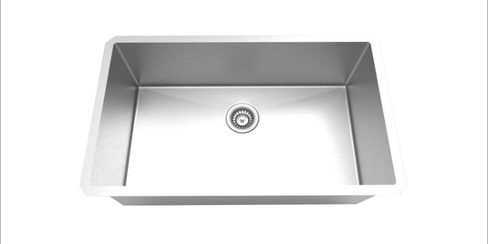 Elite Stone Single Square Sink Undermount, Round Corner - RR3219S