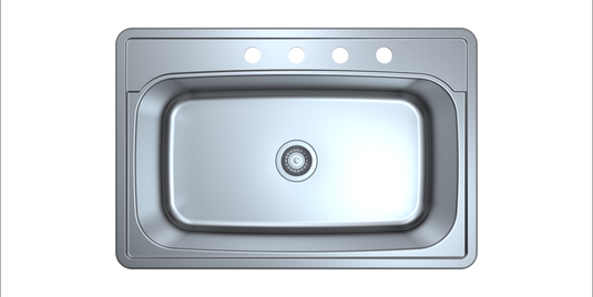 Elite Stone Top mount sink single bowl - SM560-820S