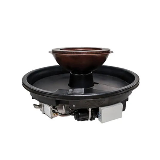 Evolution 360 Hammered Copper Gas Fire Bowl System