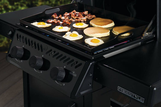 Napoleon Freestyle 24 Pre-seasoned Non-Stick Griddle-3 Burners