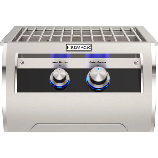 Fire Magic Echelon Diamond Built-In Power Burner With Stainless Steel Grid